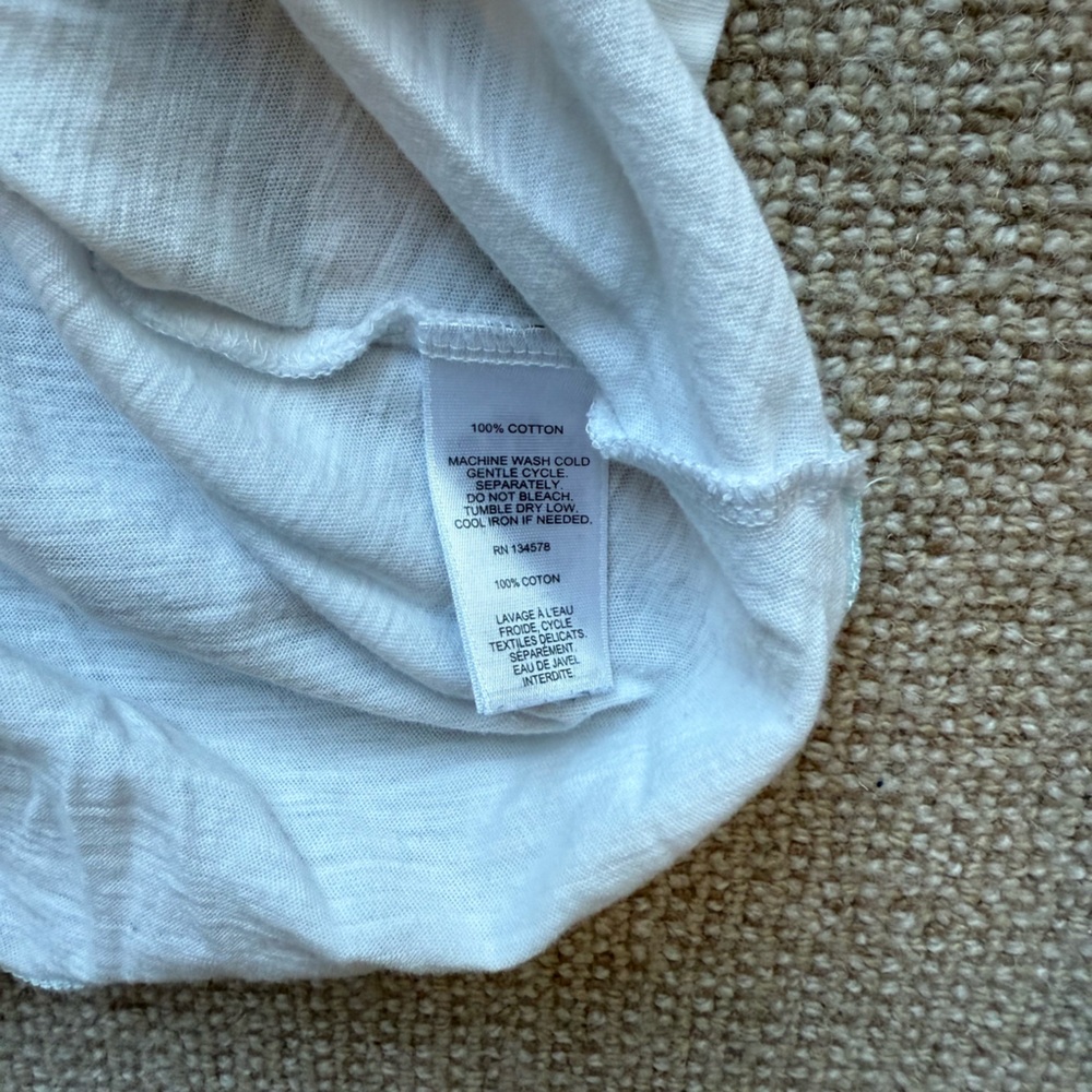 Vineyard Vines Surftee Solid White 100% Cotton t shirt Size xs - Picture 7 of 7